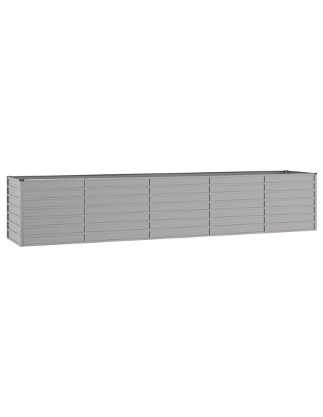 Градинска повдигната леха ръждив 400x80x77 см кортенова стомана