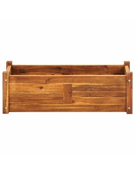 Градинска повдигната леха, акациево дърво, 76x27,6x25 см