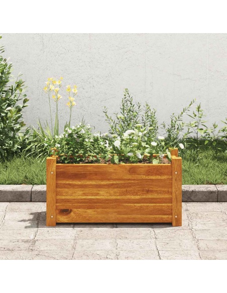 Градинска повдигната леха, акациево дърво, 50x25x25 см