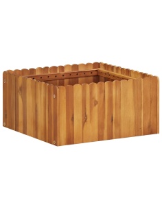 Градинска повдигната леха, 50x50x25 см, акациево дърво масив