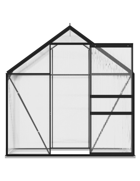 Оранжерия, антрацит, алуминий, 2,47 м³