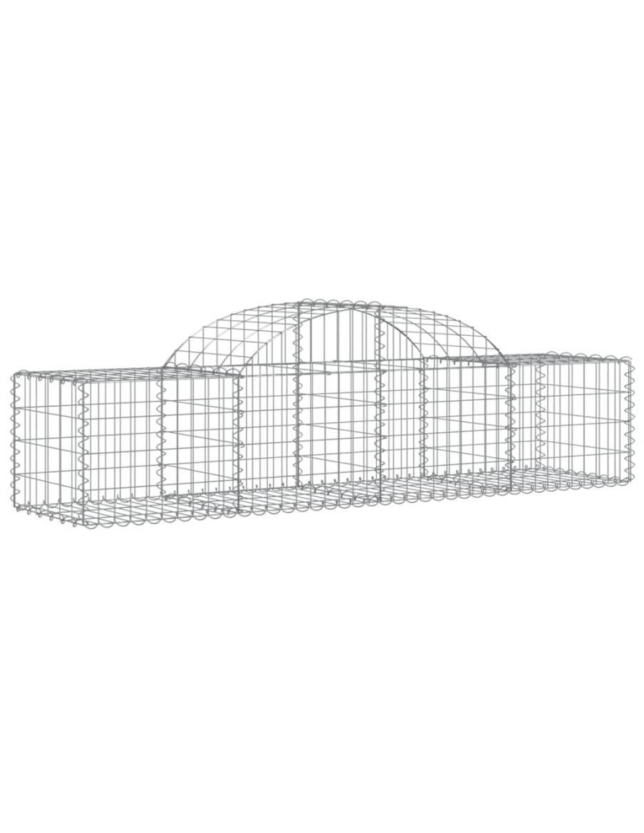 Дъговидна габионна кошница 200x50x40/60 см поцинковано желязо