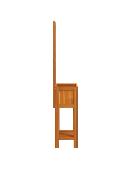 Кашпа с пергола и рафт, 55x29,5x152 cm, акация масив
