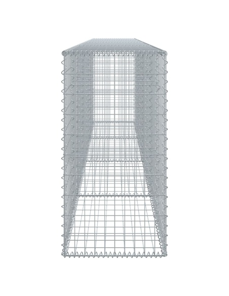 Габионна кошница с покритие, 400x50x100 см, поцинковано желязо