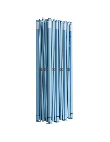 Сгъваема шатра с 5 странични стени, 3x9 м, бяла
