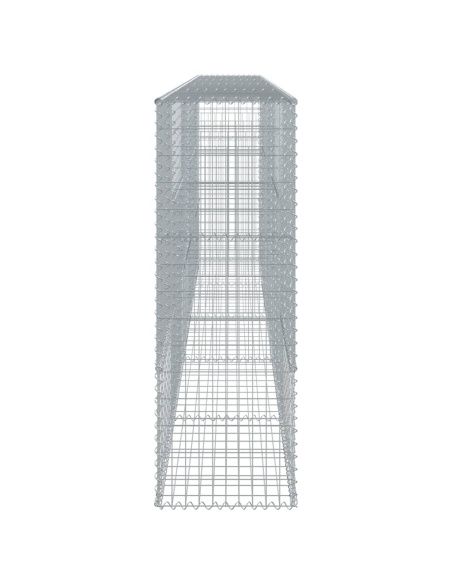 Габионна кошница с покритие, 500x50x150 см, поцинковано желязо