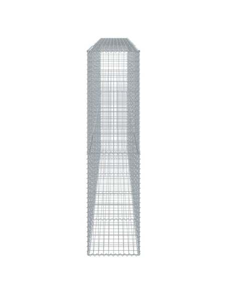 Габионна кошница с покритие, 500x50x200 см, поцинковано желязо