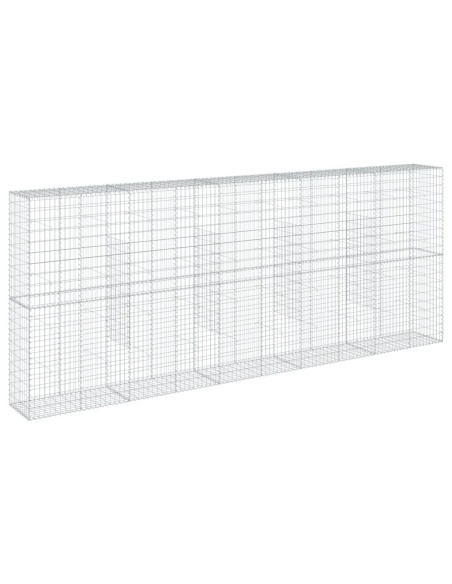 Габионна кошница с покритие, 500x50x200 см, поцинковано желязо