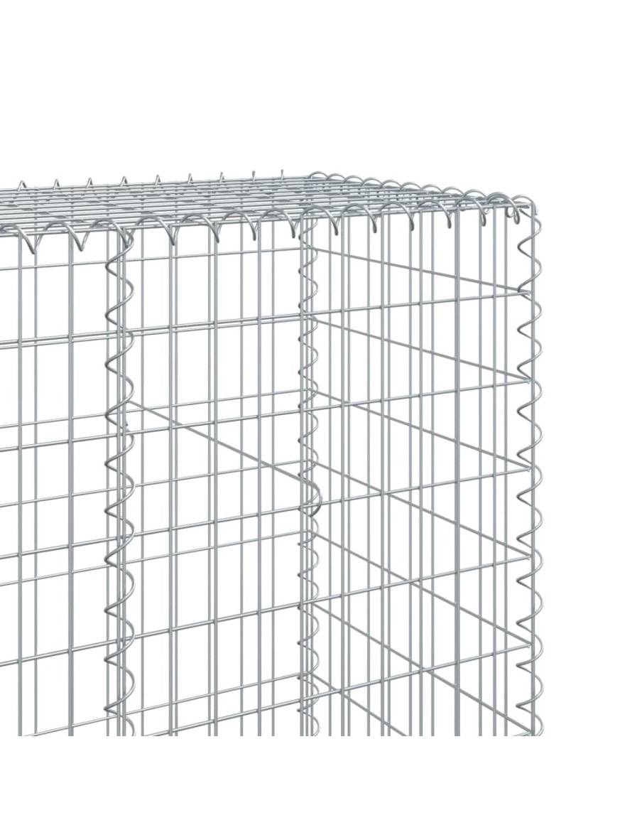 Габионна кошница с покритие, 700x50x200 см, поцинковано желязо