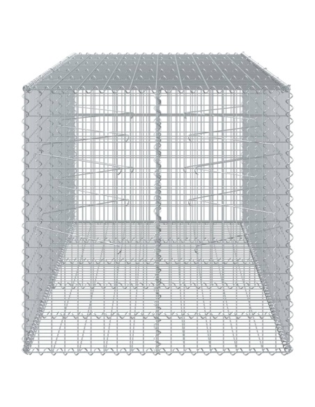 Габионна кошница с покритие, 250x100x100 см, поцинковано желязо