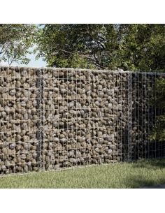 Габионна кошница с покритие, 150x100x100 см, поцинковано желязо