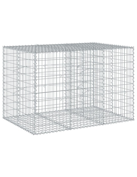 Габионна кошница с покритие, 150x100x100 см, поцинковано желязо