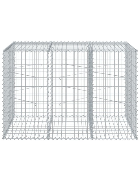 Габионна кошница с покритие, 150x100x100 см, поцинковано желязо