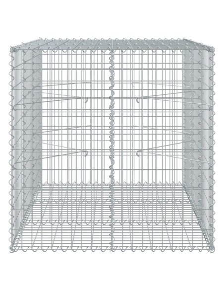 Габионна кошница с покритие, 150x100x100 см, поцинковано желязо