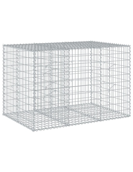 Габионна кошница с покритие, 150x100x100 см, поцинковано желязо