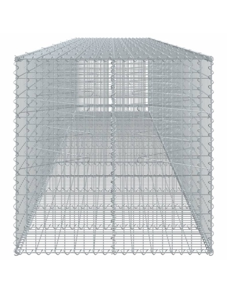 Габионна кошница с покритие, 650x100x100 см, поцинковано желязо