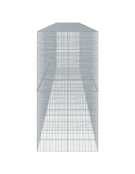 Габионна кошница с покритие, 900x100x200 см, поцинковано желязо
