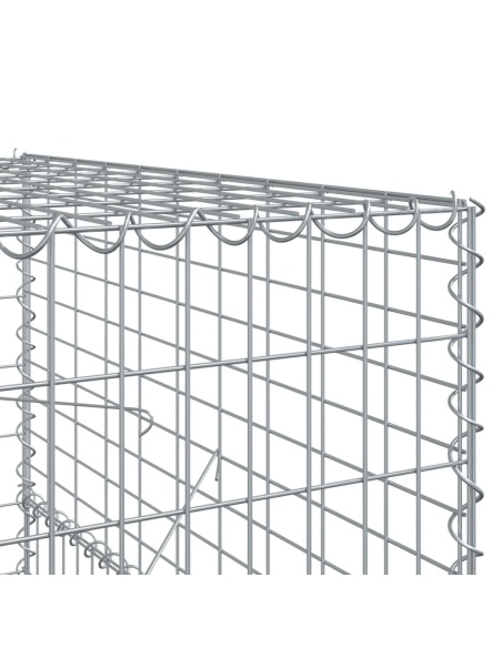 Габионна кошница с покритие, 300x100x150 см, поцинковано желязо