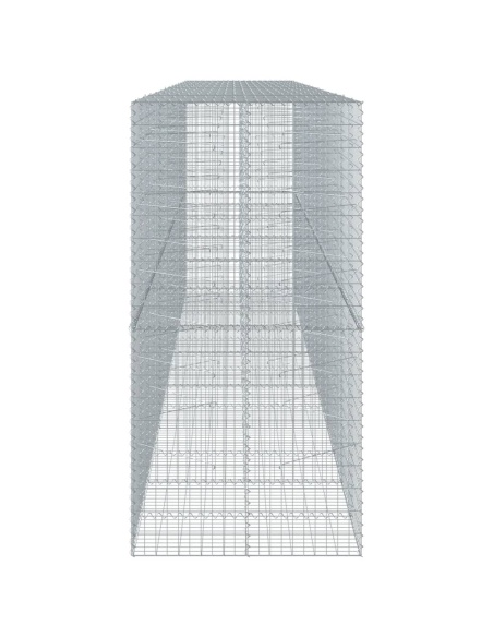 Габионна кошница с покритие, 650x100x200 см, поцинковано желязо