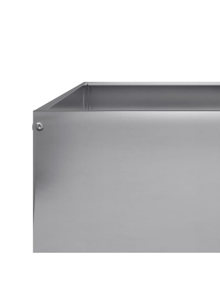Градинска повдигната леха 100x100x26 см поцинкована стомана