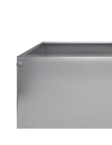 Градинска повдигната леха 100x100x26 см поцинкована стомана