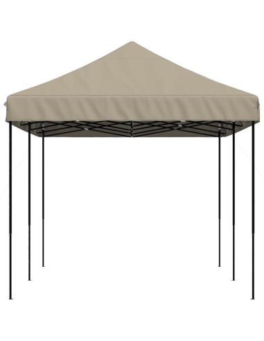 Сгъваема парти шатра, pop-up, таупе, 580x292x315 см