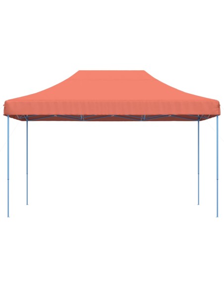 Сгъваема парти шатра, pop-up, теракота, 440x292x315 см