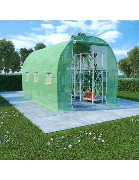 Оранжерия 6,86 м² 3,43x2x2 м