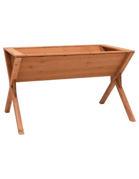 Градинска повдигната леха, 90x55x56 см, чам