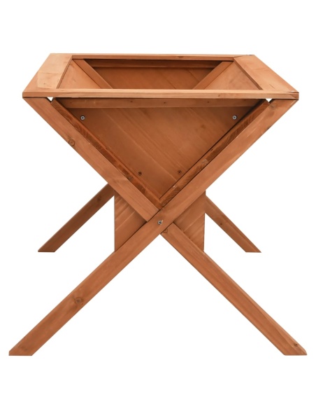 Градинска повдигната леха, 90x55x56 см, чам
