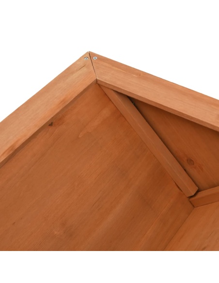 Градинска повдигната леха, 90x55x56 см, чам