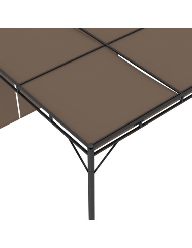 Градинска шатра със странична завеса, 3x3x2,25 м, таупе