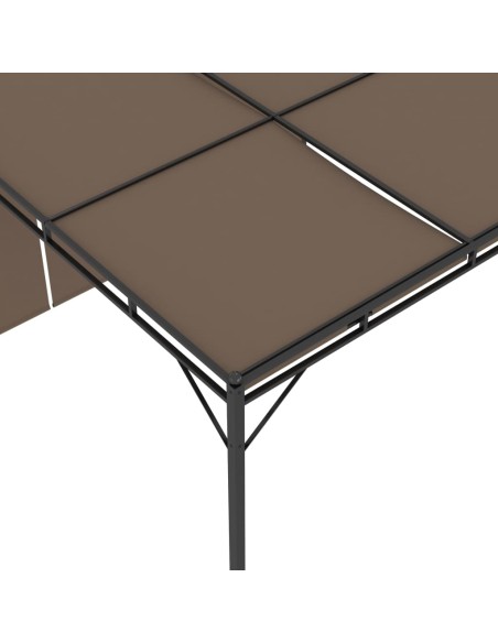 Градинска шатра със странична завеса, 3x3x2,25 м, таупе