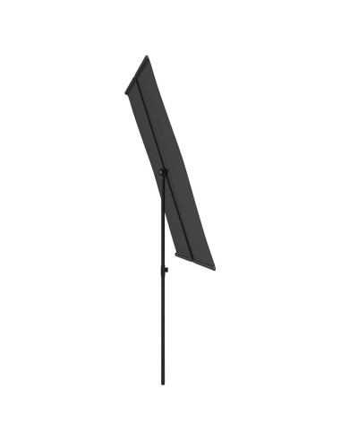 Градински чадър с алуминиев прът, 2x1,5 м, антрацит