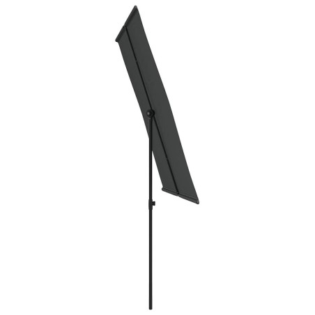 Градински чадър с алуминиев прът, 2x1,5 м, антрацит