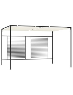 Шатра с прибиращ се покрив, 3x4x2,3 м, кремава, 180 г/м²