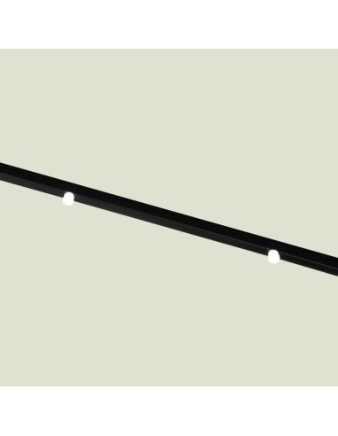 Градински чадър с LED и стоманен прът, пясъчен, 2x3 м