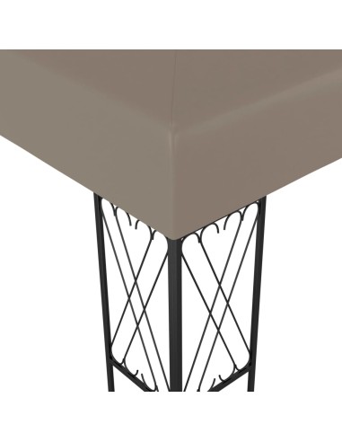 Шатра, 6x3 м, таупе, текстил