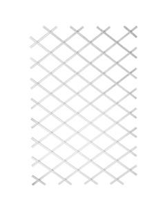 Nature Градинска пергола, 50x150 см, PVC, бяла, 6040701