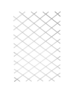 Nature Градинска пергола, 100x200 см, PVC, бяла, 6040703