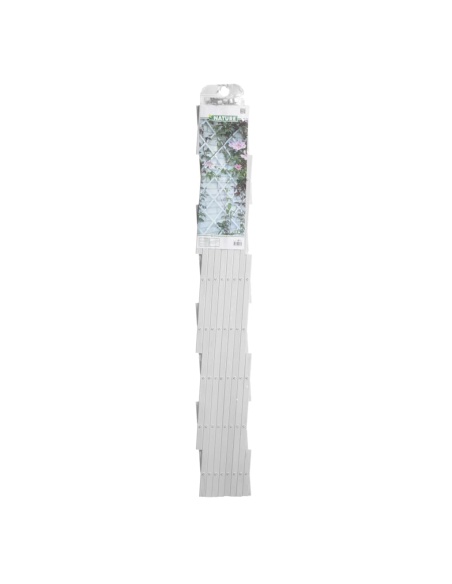 Nature Градинска пергола, 100x200 см, PVC, бяла, 6040703