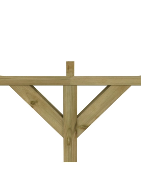Пергола-навес, 2x4x2,2 м, дърво