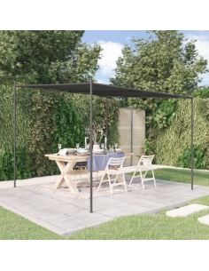 Шатра, антрацит, 3x3 м, 180 г/м², плат и стомана