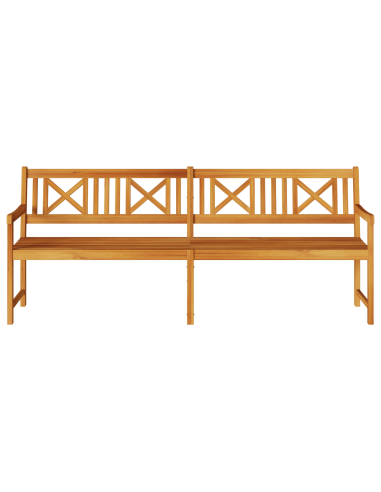 Градинска пейка 220x56x90 см от масивно дърво акация