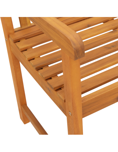 Градинска пейка 220x56x90 см от масивно дърво акация
