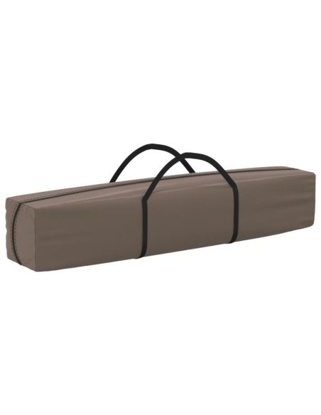 Сгъваема парти шатра, таупе, 3x6 м
