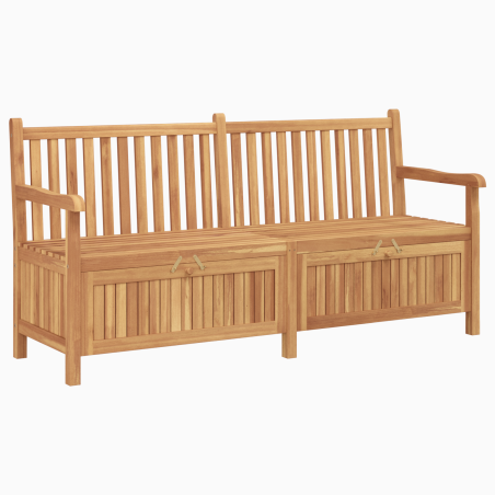 Градинска Пейка за Съхранение Кафяво 228 x 60 x 90 см