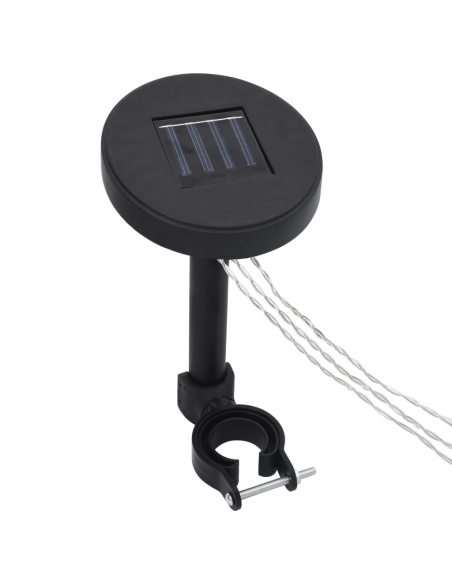 Шатра с LED светещи стрингове, 3х4 м, кремава