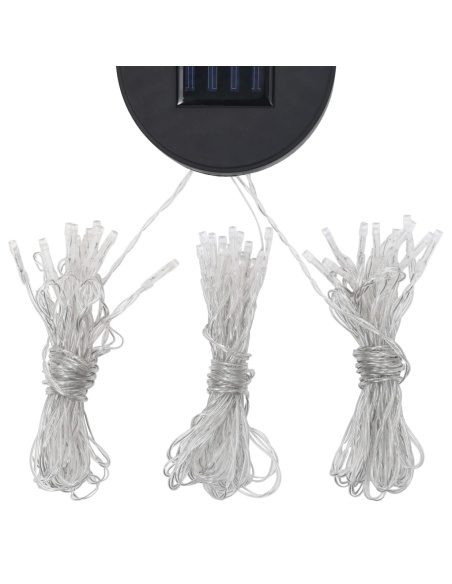 Шатра с LED светещи стрингове, 3х4 м, кремава