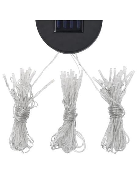 Шатра с мрежа срещу комари/LED стринг 3x3x2,73 м таупе 180 г/м²